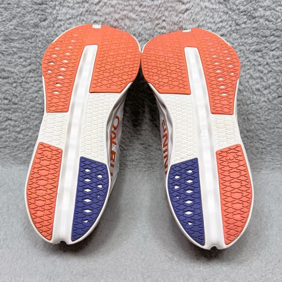 On Cloudsurfer Next Mens Size 9.5 Running Shoes White Flame Mesh - Picture 8 of 9